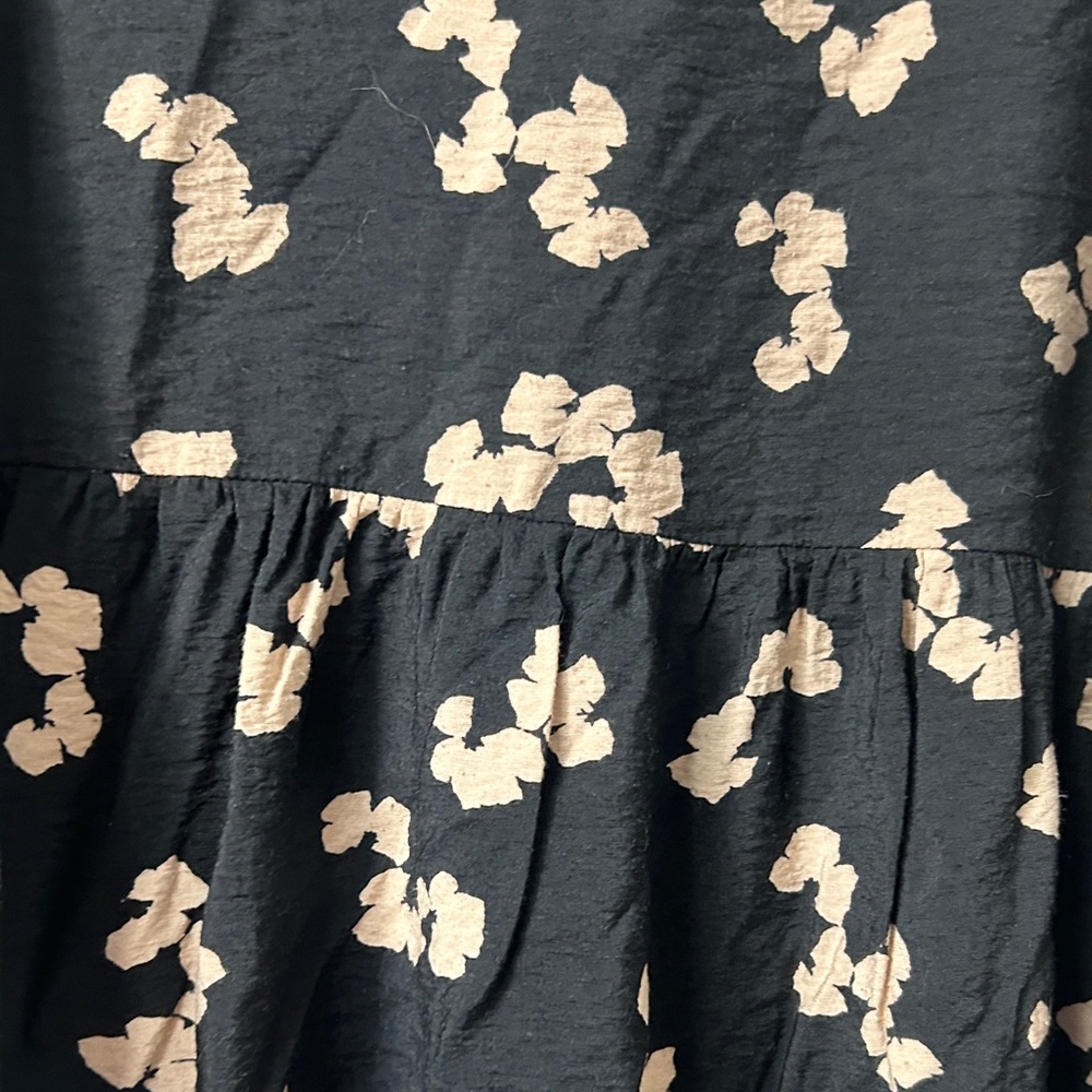 a new day Black Maxi Dress with Light Pink Floral Print - Picture 3 of 5